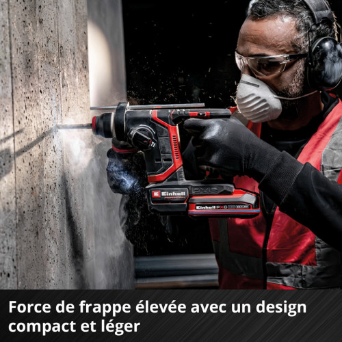 Marteau perforateur sans fil - Professional TP-HD 18/17-C Li BL-Solo 18 V - 1,7 J - SDS-Plus - EINHELL 