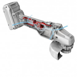 Meuleuse d’angle sans fil - Professional AXXIO 18/125 +5 18 V - 125 mm - batterie 4 Ah - EINHELL