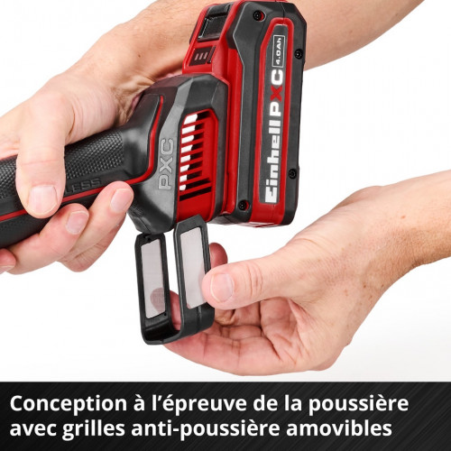 Meuleuse d’angle sans fil - Professional TP-AG 18/125-11 Q Li BL-Solo 18 V - 125 mm - 1100 W - EINHELL 