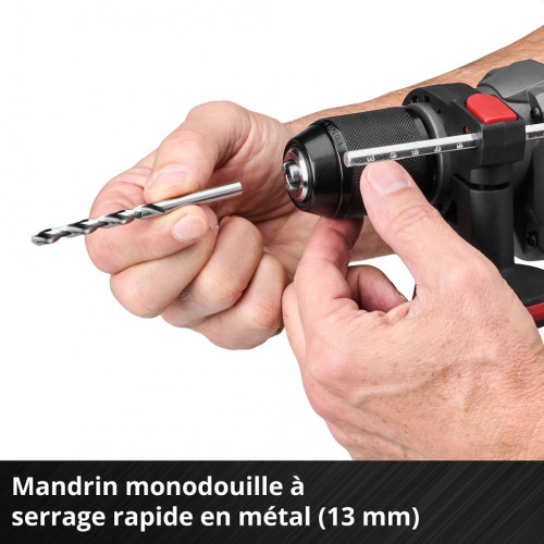 Perceuse à percussion sans fil - Professional TP-ID 18-C Li BL-Solo 18 V - Brushless - 44 500 coups/min - EINHELL 