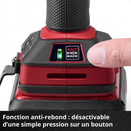 Perceuse-visseuse à percussion sans fil - Professional TP-CD 18/50-C Li-i BL 18 V - 50 Nm - 2 batteries 3 Ah - EINHELL 