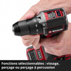 Perceuse-visseuse à percussion sans fil - Professional TP-CD 18/50-C Li-i BL 18 V - 50 Nm - 2 batteries 3 Ah - EINHELL