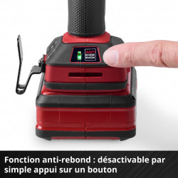 Perceuse-visseuse à percussion sans fil - Professional TP-CD 18/70-C Li-i BL-Solo 18 V - 70 Nm - Brushless - EINHELL 