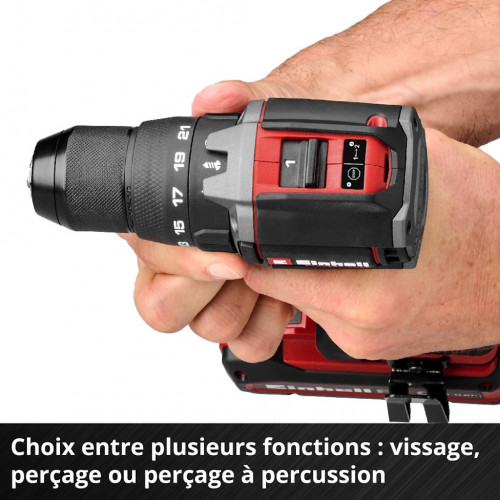 Perceuse-visseuse à percussion sans fil - Professional TP-CD 18/70-C Li-i BL-Solo 18 V - 70 Nm - Brushless - EINHELL 