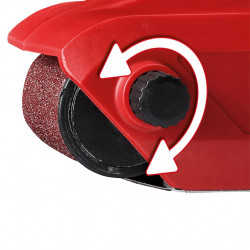 Ponceuse à bande électrique - TC-BS 800 - 800 W - bande 75 x 533 mm - 400 m/min - EINHELL 