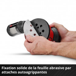 Ponceuse excentrique sans fil - TE-RS 18/28 Li-Solo 18 V - Ø 125 mm - variateur 6 vitesses - EINHELL