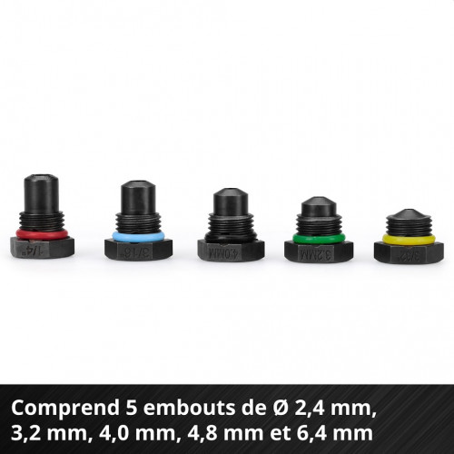 Riveteuse sans fil - Professional TP-RG 18/30 Li BL-Solo 18 V - 20 000 N - rivets jusqu’à 6,4 mm - EINHELL 