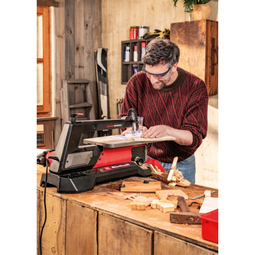 Scie à chantourner - TE-SS 406 Vario FP 130 W - hauteur de coupe 50 mm - variateur électronique - EINHELL 