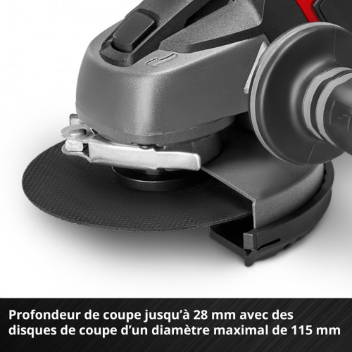 Meuleuse d’angle sans fil - TE-AG 18/115 Li-Solo 18 V - disque 115 mm - sans batterie - EINHELL 