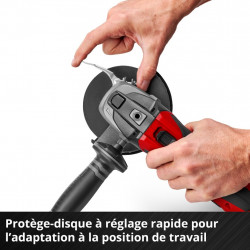 Meuleuse d’angle sans fil - TE-AG 18/115 Li-Solo 18 V - disque 115 mm - sans batterie - EINHELL 