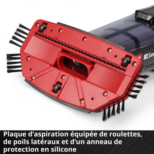 Aspirateur de piscine sans fil - GE-PV 18/42 Li T-Solo 18 V - débit 4200 L/h - tête 32 cm - EINHELL 