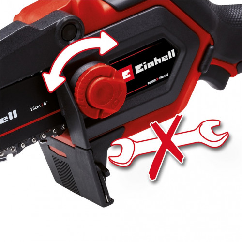 Kit d’élagage sans fil - GE-PS 18/15 + GE-LS 18 - batterie 2,5 Ah, chargeur et sac - EINHELL 