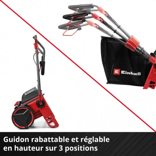 Ramasse-feuilles sans fil - GE-GC 18/55 Li E-Solo 18 V - largeur 55 cm - sac 100 L - EINHELL 