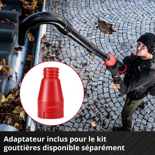 Souffleur de feuilles dorsal sans fil - Professional GP-LB 36/280 Li E BL-Solo 36 V - 280 km/h - 1200 m³/h - EINHELL 