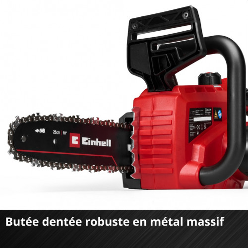 Tronçonneuse sans fil - GE-LC 18/25-1 Li Kit 18 V - guide 25 cm - batterie 2,5 Ah - EINHELL 