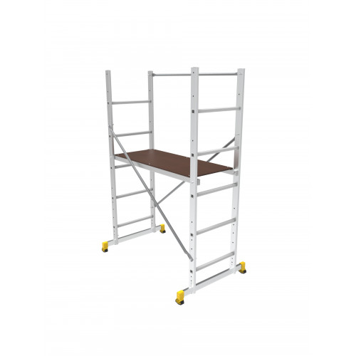 Échafaudage aluminium - Pratico - hauteur de travail 3 m - charge max. 150 kg - CENTAURE 