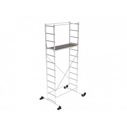 Échafaudage aluminium - B5 - hauteur de travail 4,60 m - charge max. 150 kg de marque CENTAURE , référence: B10122600