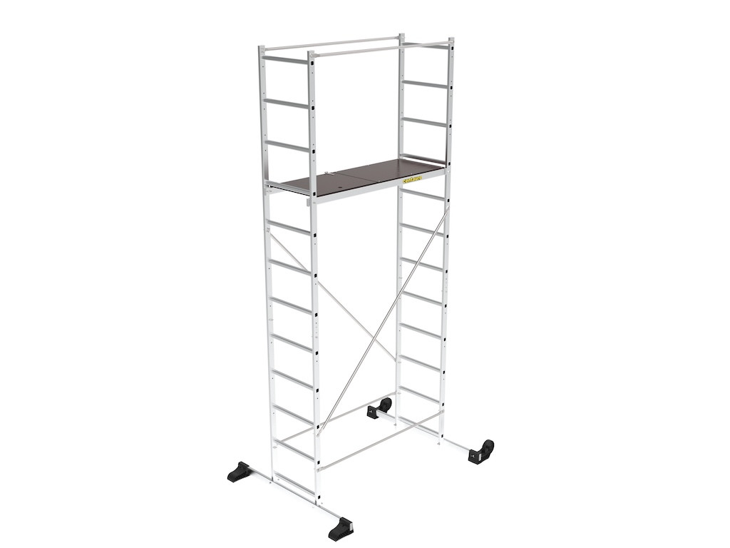 Centaure Échafaudage aluminium - B5 - hauteur de travail 4,60 m - charge max. 150 kg