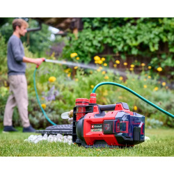 Pompe jardin auto. AQUINNA 18/30 F LED - 18V - 3000L/h - 2,8 bars - mode BOOST/ECO - sans batterie RECONDITIONNE - EINHELL 