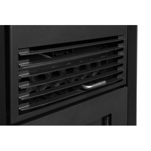 Poêle à granulés - AIRE King 10 - 9,89 kW - jusqu’à 245 m³ - réservoir 15 kg - noir - Eider Biomasa