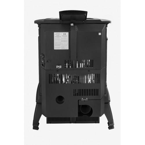 Poêle à granulés en fonte - AIRE Máxima Fundición - 10 kW - jusqu’à 230 m³ - réservoir 15 kg - Eider Biomasa