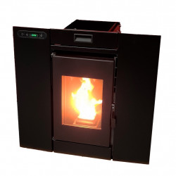 Insert à granulés - AIRE Insert 8 - 7,98 kW - jusqu’à 185 m³ - réservoir 13 kg de marque Eider Biomasa, référence: B10124000