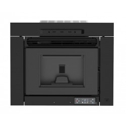 Insert à granulés canalisable - AIRE Insert Canalizada - 12,17 kW - jusqu’à 280 m³ - réservoir 15 kg de marque Eider Biomasa, référence: B10124100
