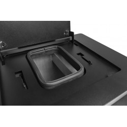 Poêle à granulés canalisable - AIRE Gyda Canalizada - 14,95 kW - jusqu’à 340 m³ - réservoir 15 kg - noir et blanc - Eider Biomasa