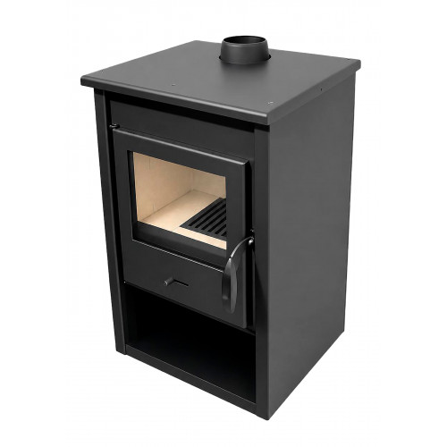 Poêle à bois - AIRE Minerva 9,7 kW - rendement 78 % - volume chauffé 240 m³ - Eider Biomasa