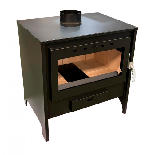 Poêle à bois - AIRE Capri 12,7 kW - rendement 78 % - volume chauffé 315 m³ - Eider Biomasa