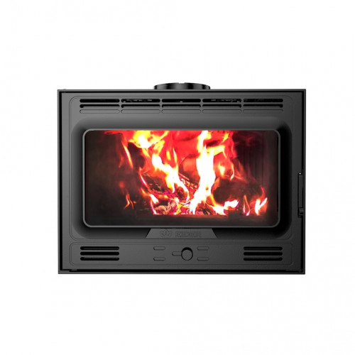 Insert à bois ventilé - AIRE Tracia Iron 70 - 9,3 kW - rendement 78 % - 230 m³ - Eider Biomasa