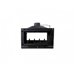 Foyer à bois double face - AIRE Hogar 90 - 12,7 kW - rendement 78 % - 315 m³ de marque Eider Biomasa, référence: B10125500