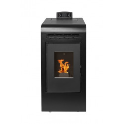 Poêle à granulés - AIRE Power 9 - 8,99 kW - jusqu’à 210 m³ - réservoir 15 kg - blanc de marque Eider Biomasa, référence: B10126000