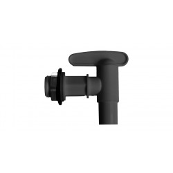 Robinet pour récupérateur d’eau de pluie - PE 3/4” 19 mm - gris graphite de marque GRAF , référence: J10126100