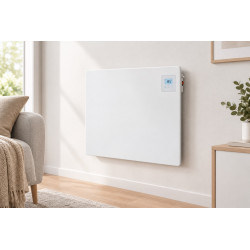 Panneau chauffant - TH 425 KAYAMI - 425 W - 8 à 12 m² - écran LCD - programmation jour semaine - Ruby