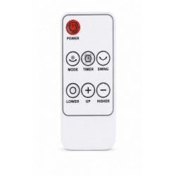 Chauffage soufflant céramique - Ruby TMD 2400 - 2400 W - oscillation 70° - télécommande - Ruby