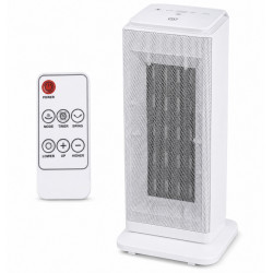 Chauffage céramique sur table - TMD-2000 - 2000 W - 3 modes - oscillant - télécommande - Ruby