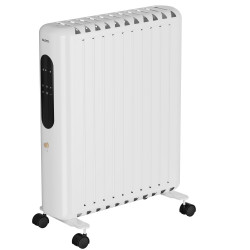 Radiateur à bain d’huile - Oria 2500 W - écran LED - thermostat digital - minuterie - Supra