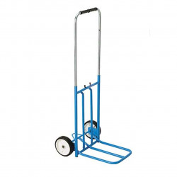 Mini diable télescopique en acier - 1070 x 405 mm - bavette rabattable - charge 80 kg de marque GUITEL POINT M, référence: B10128900