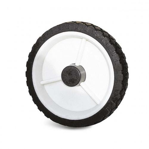 Roue de tondeuse - Ø 125 mm - moyeu déporté 12 x 32 mm - charge 40 kg - GUITEL POINT M
