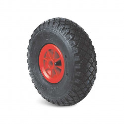 Roue gonflable - Ø 260 x 85 mm - roulement à rouleaux 25 x 75 mm - charge 150 kg de marque GUITEL POINT M, référence: J10130700