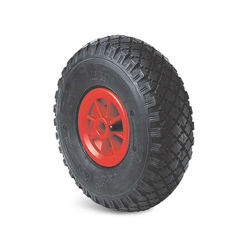 Roue gonflable - Ø 260 x 85 mm - roulement à rouleaux 25 x 75 mm - charge 150 kg - GUITEL POINT M