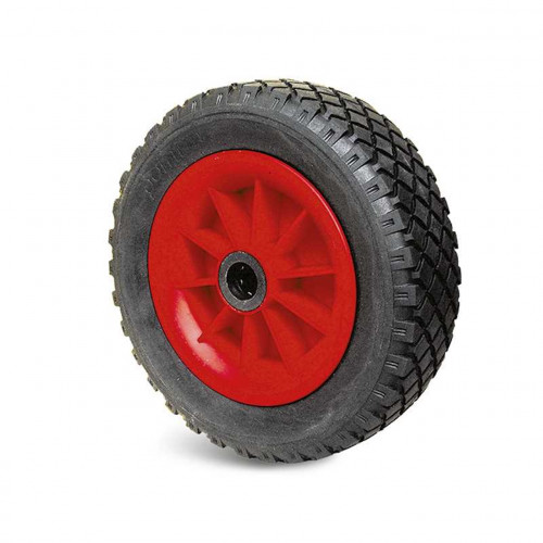 Roue increvable - Ø 260 x 78 mm - moyeu lisse 25 x 75 mm - charge 120 kg - GUITEL POINT M