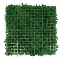 Feuillage artificiel - imitation Ficus 1 x 1 m - occultation 90 % - clips intégrés de marque Lm Green, référence: J10135000