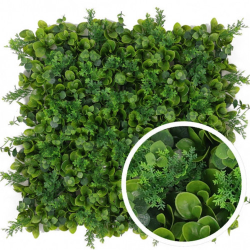 Feuillage artificiel - imitation Ficus 1 x 1 m - occultation 90 % - clips intégrés - France Green