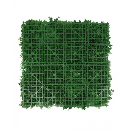 Feuillage artificiel - imitation Ficus 1 x 1 m - occultation 90 % - clips intégrés - Lm Green