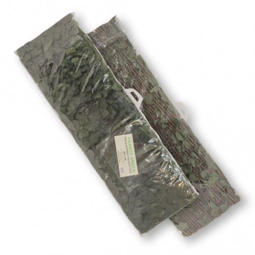 Treillis extensible - avec feuillage artificiel imitation vigne vierge - hauteur 1 m - largeur 2m - Lm Green