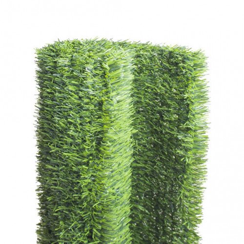 Haie artificielle - Luxe 110 brins - rouleau 1,20x3 m - vert bi-ton - Lm Green