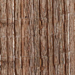 Clôture naturelle en écorce de pin - 1 x 5 m - occultation 80 % - lames 20 mm - Lm Green