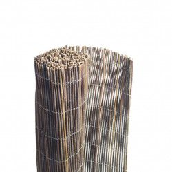 Canisse en osier naturel - 1 x 5 m - occultation 75 % - tiges Ø 6 à 12 mm de marque France Green, référence: J10137800